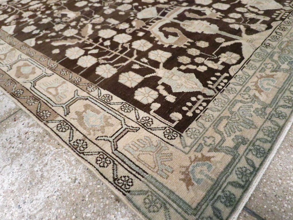 Vintage Persian Malayer Accent Rug, No.26883 - Gss