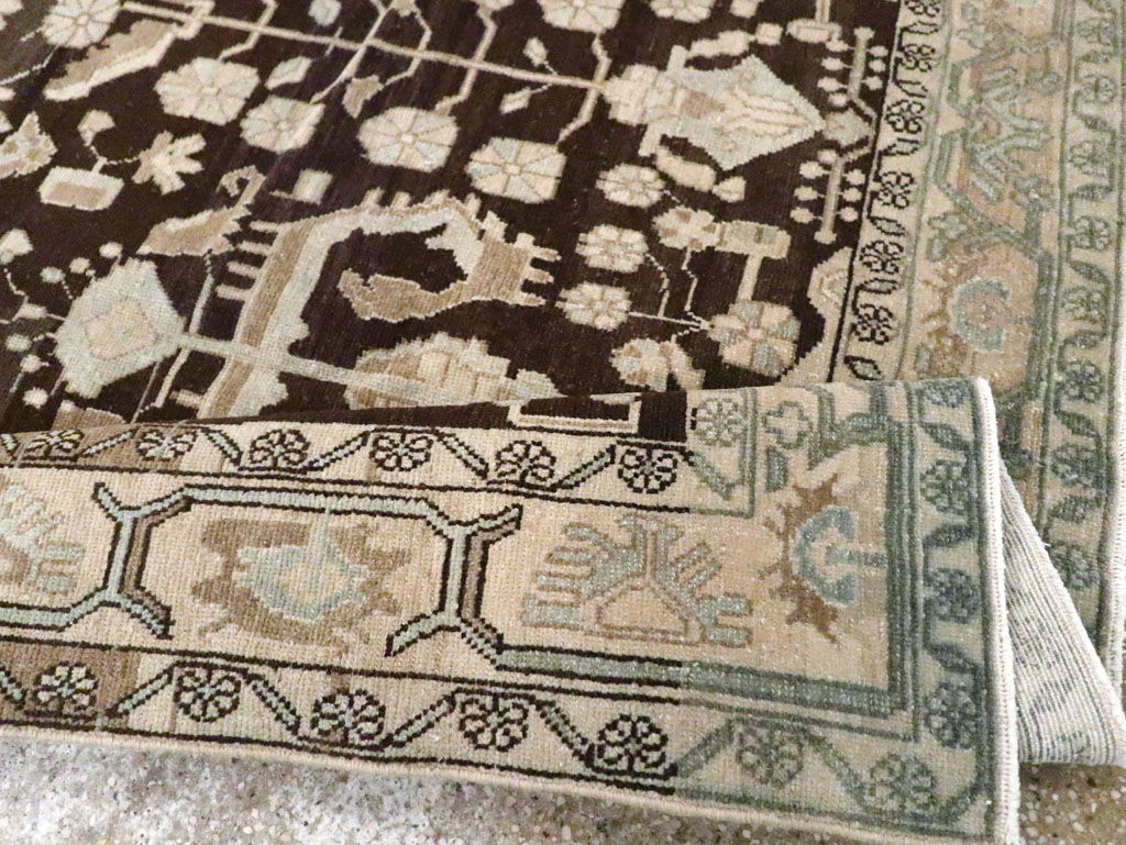 Vintage Persian Malayer Accent Rug, No.26883 - Gss