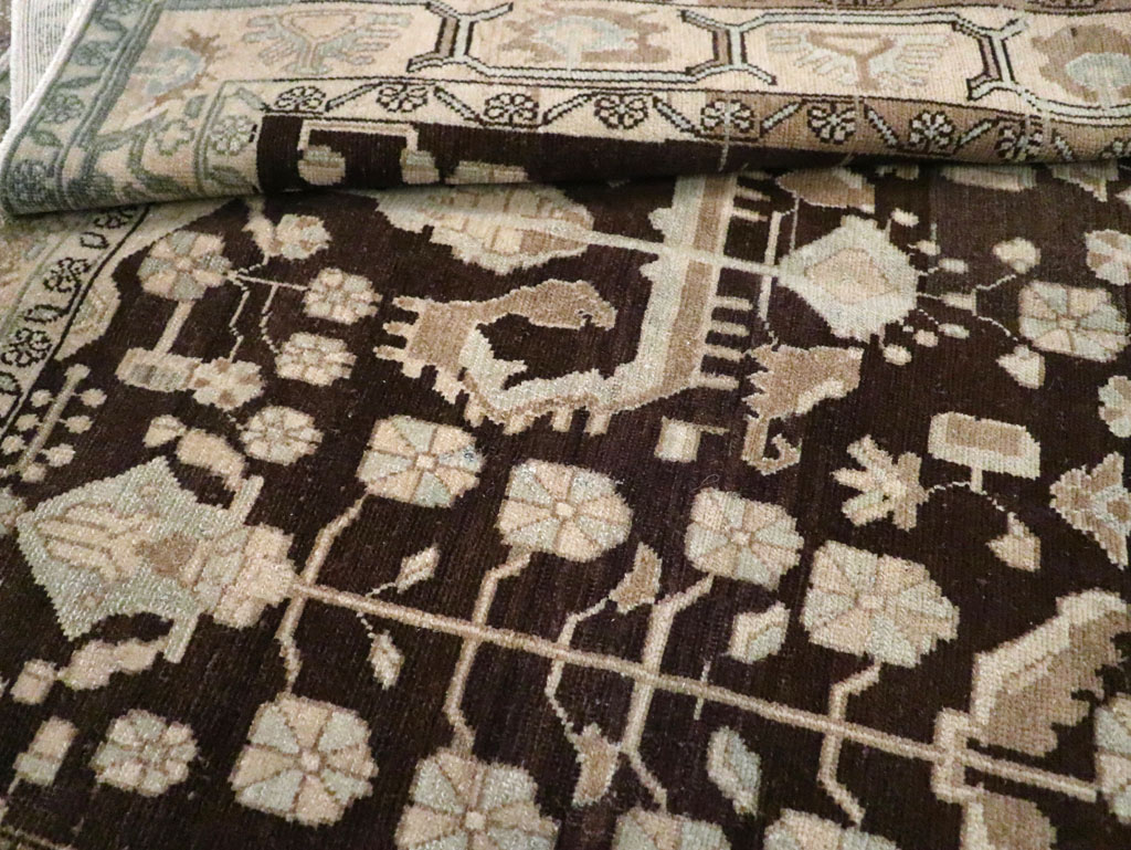 Vintage Persian Malayer Accent Rug, No.26883 - Gss