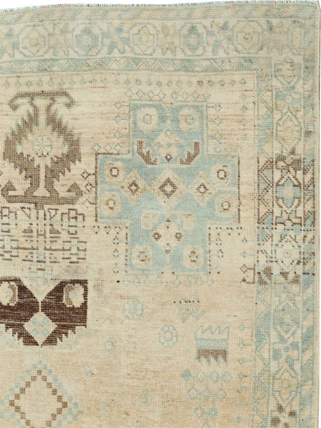 Vintage Persian Afshar Throw Rug, No.26890 - Gss