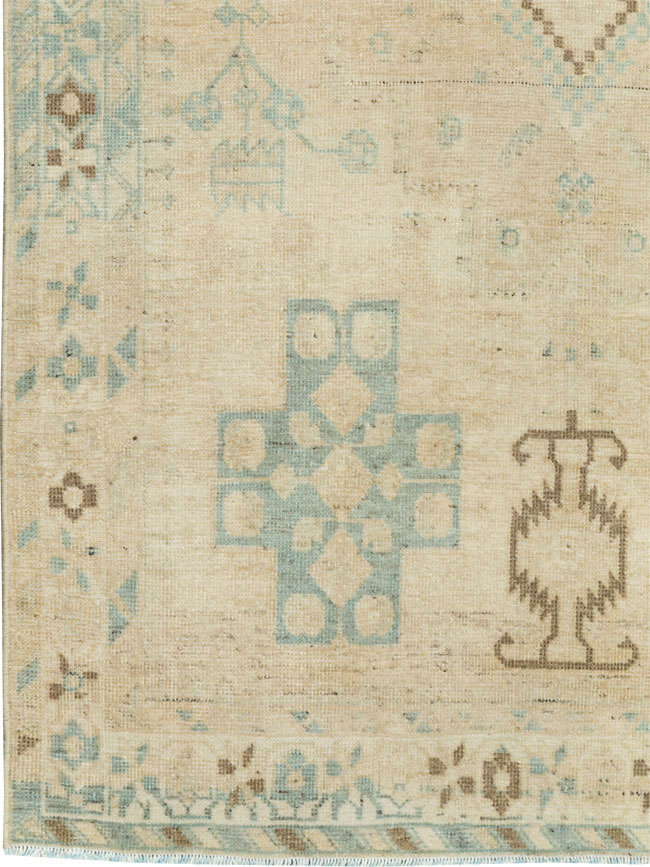 Vintage Persian Afshar Throw Rug, No.26890 - Gss