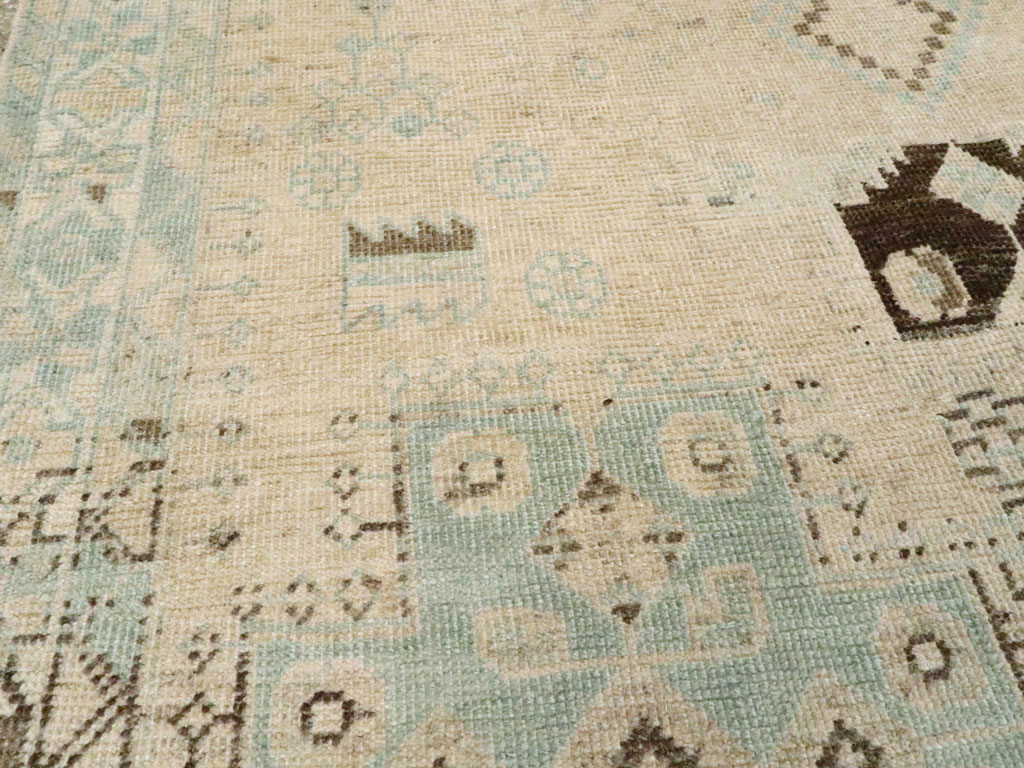 Vintage Persian Afshar Throw Rug, No.26890 - Gss