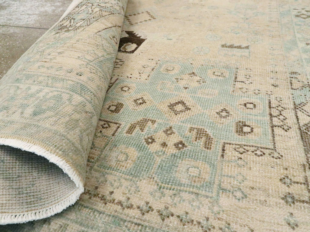 Vintage Persian Afshar Throw Rug, No.26890 - Gss