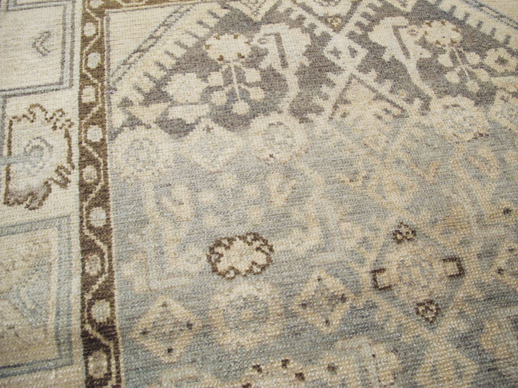 Vintage Persian Malayer Throw Rug, No.26891 - Gss