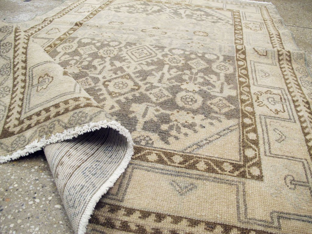 Vintage Persian Malayer Throw Rug, No.26891 - Gss