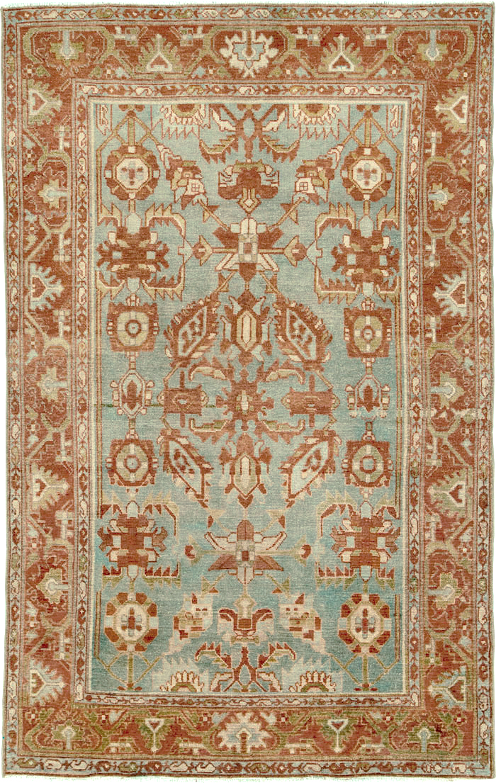 Vintage Persian Malayer Rug, No.26892 - Gss