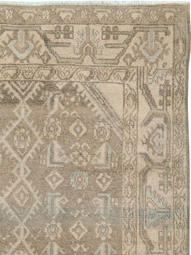 Vintage Persian Malayer Throw Rug, No.26901 - Gss