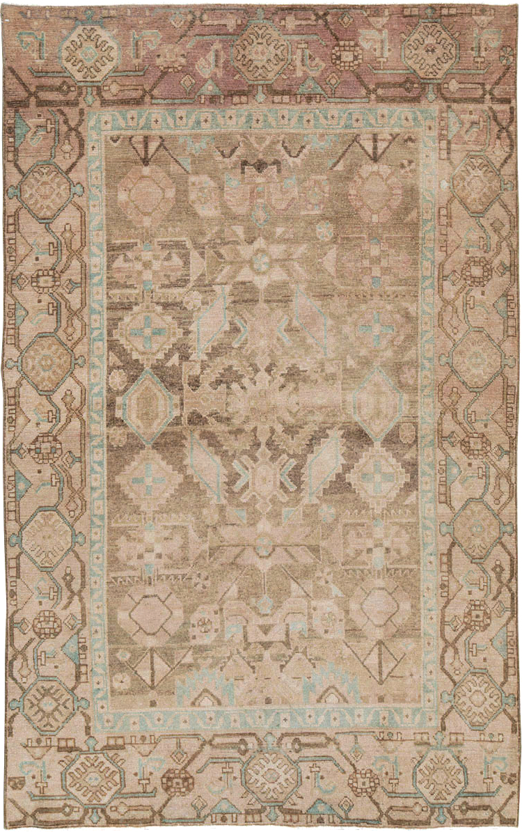Vintage Persian Malayer Accent Rug, No.26905 - Gss