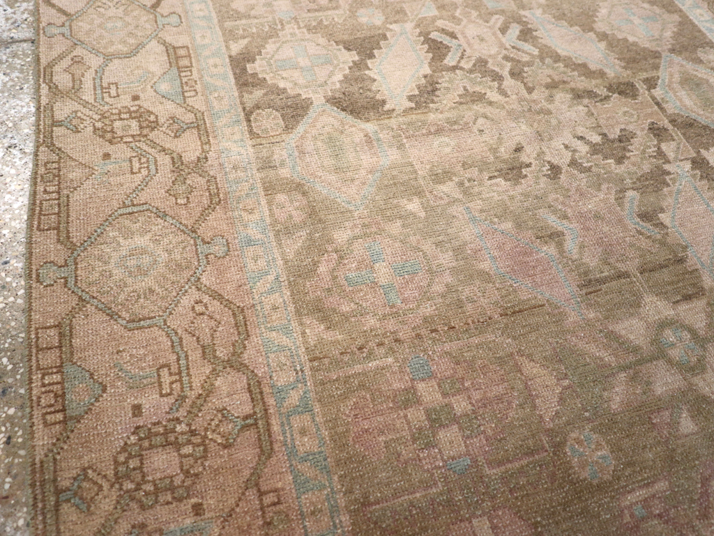 Vintage Persian Malayer Accent Rug, No.26905 - Gss