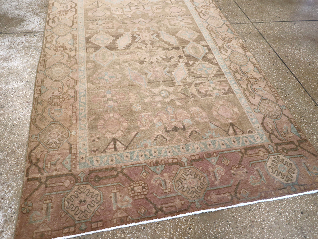 Vintage Persian Malayer Accent Rug, No.26905 - Gss