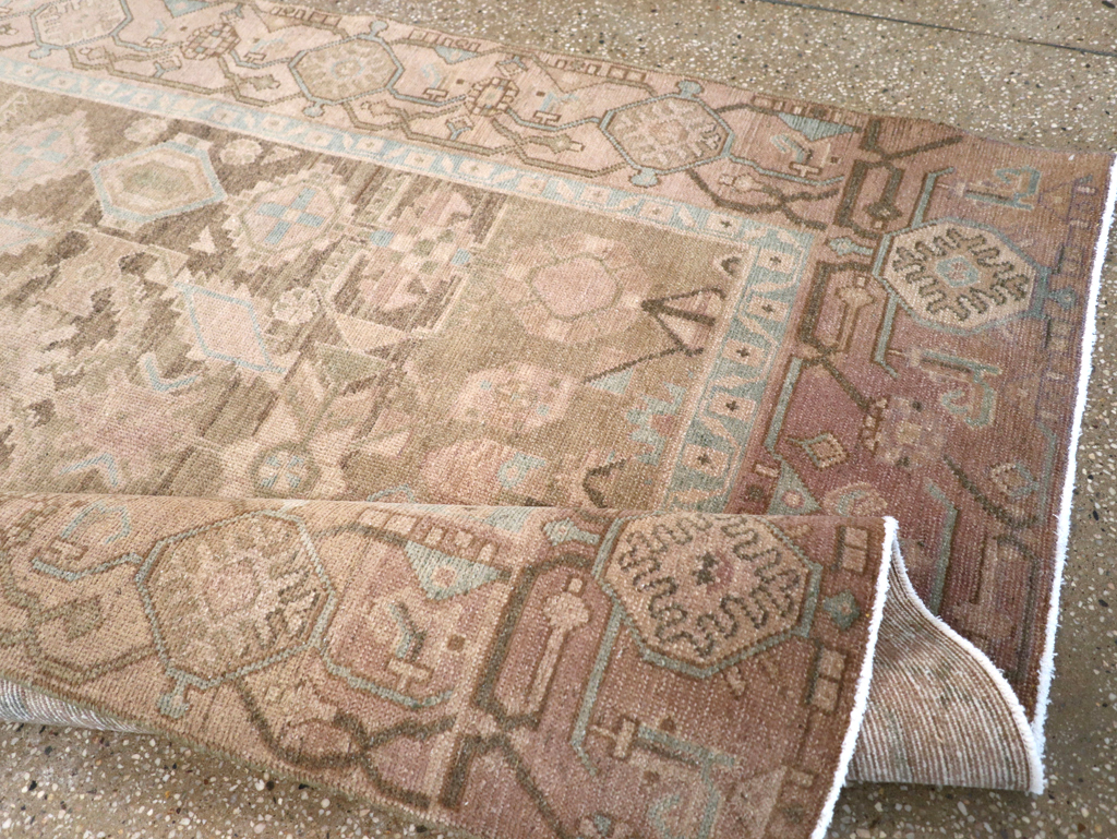 Vintage Persian Malayer Accent Rug, No.26905 - Gss