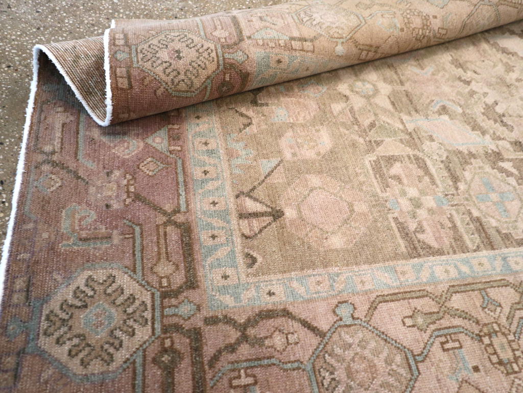 Vintage Persian Malayer Accent Rug, No.26905 - Gss