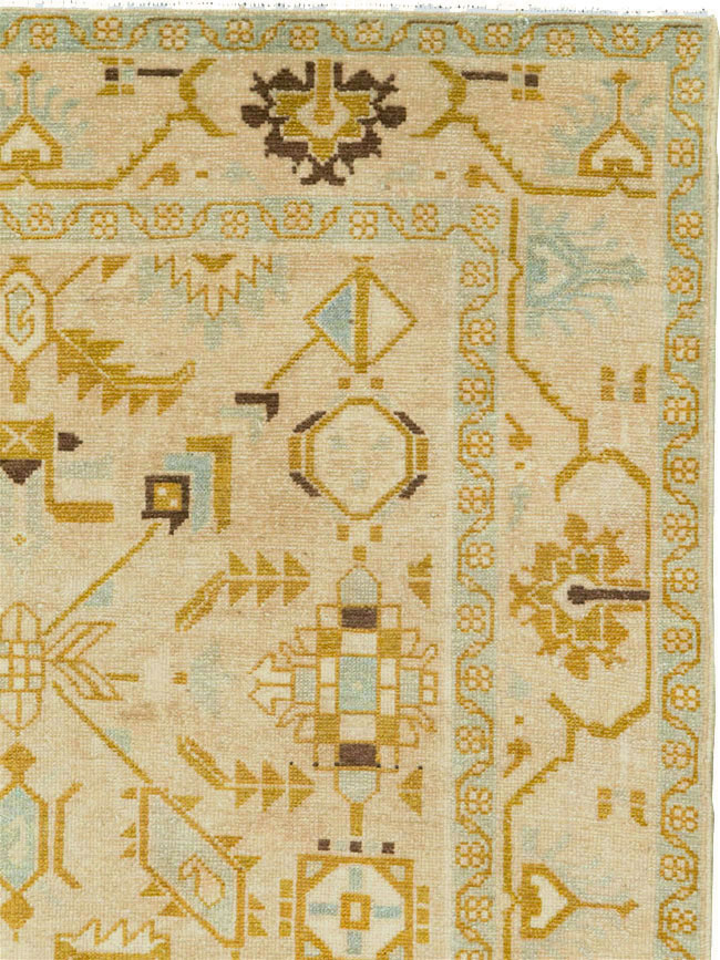 Vintage Persian Malayer Accent Rug, No.26907 - Gss