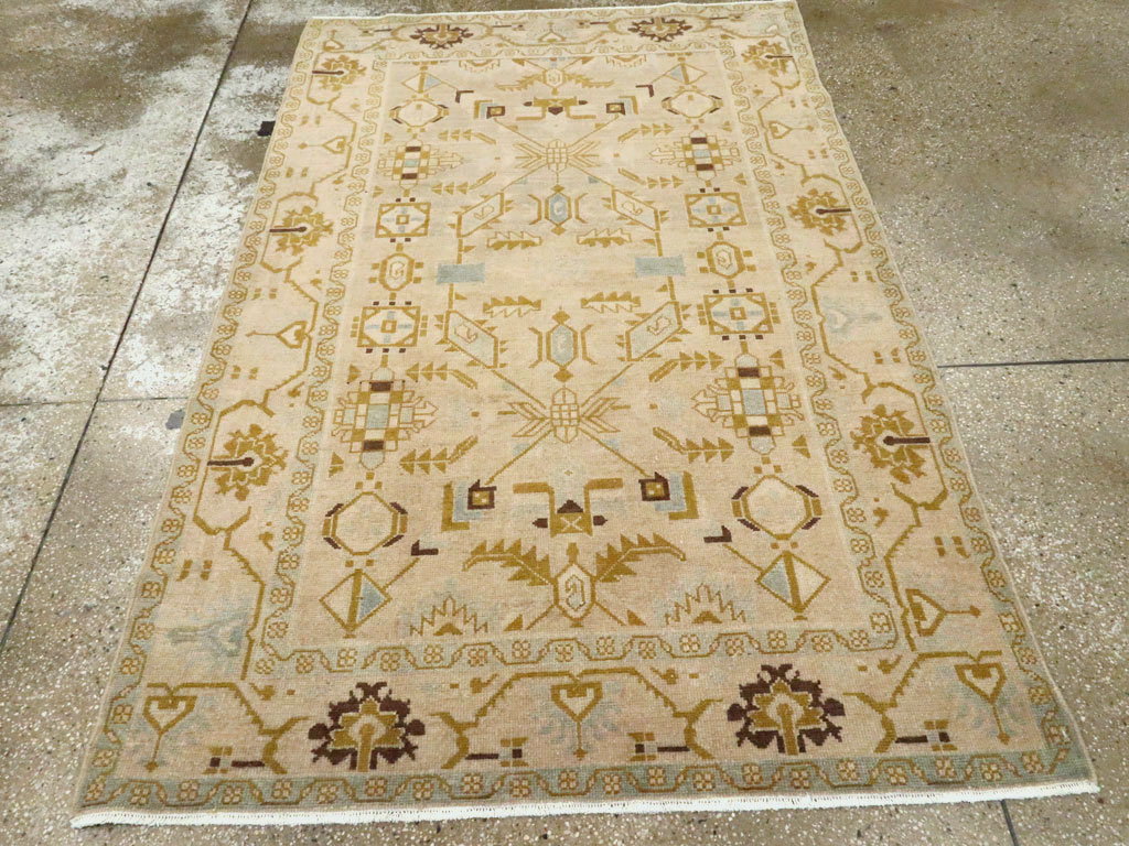 Vintage Persian Malayer Accent Rug, No.26907 - Gss