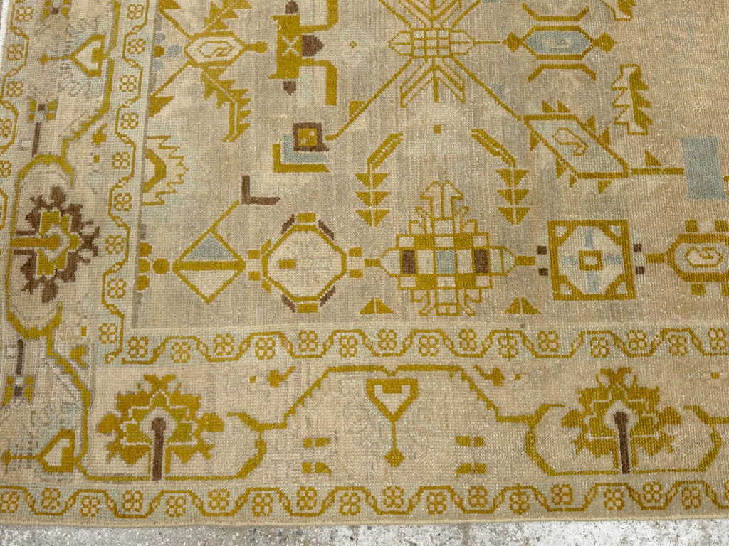 Vintage Persian Malayer Accent Rug, No.26907 - Gss