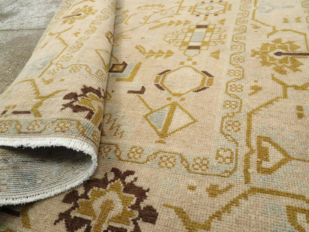 Vintage Persian Malayer Accent Rug, No.26907 - Gss