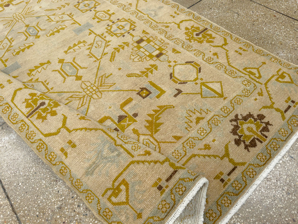 Vintage Persian Malayer Accent Rug, No.26907 - Gss