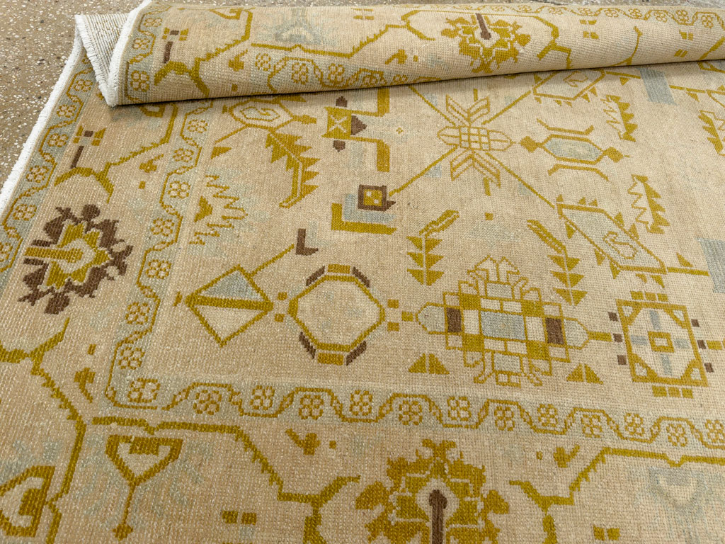 Vintage Persian Malayer Accent Rug, No.26907 - Gss