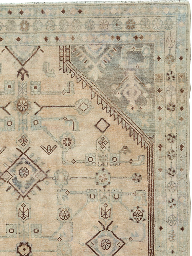 Vintage Persian Malayer Accent Rug, No.26910 - Gss