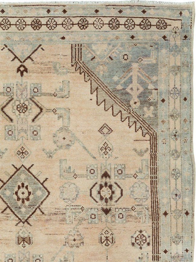 Vintage Persian Malayer Accent Rug, No.26910 - Gss