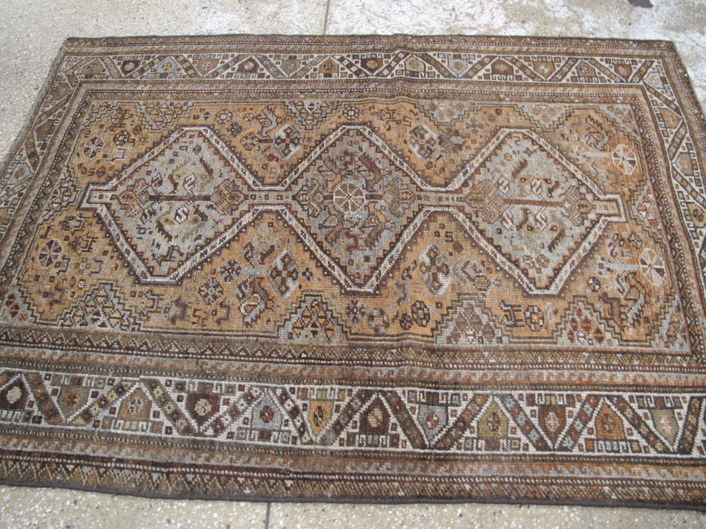 Vintage Persian Afshar Rug, No.26915 - Gss