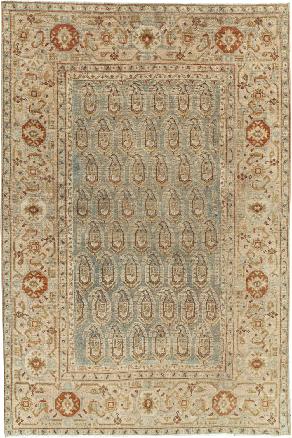 Vintage Persian Malayer Accent Rug, No.26920 - Gss