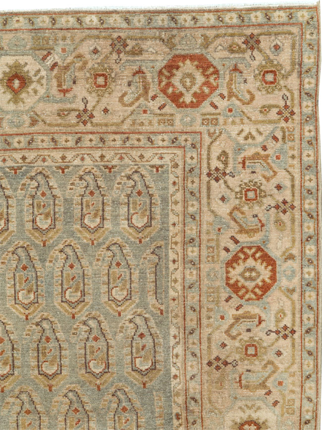 Vintage Persian Malayer Accent Rug, No.26920 - Gss