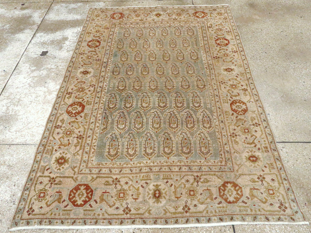 Vintage Persian Malayer Accent Rug, No.26920 - Gss