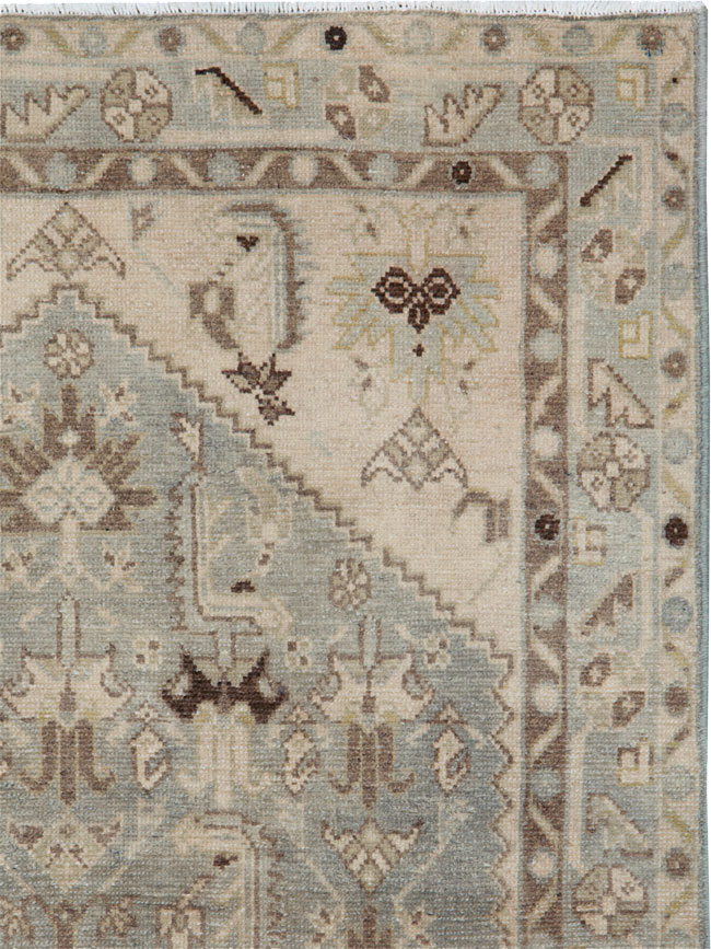 Vintage Persian Malayer Throw Rug, No.26921 - Gss