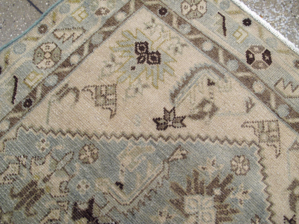 Vintage Persian Malayer Throw Rug, No.26921 - Gss