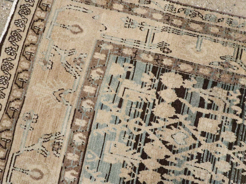 Vintage Persian Malayer Accent Rug, No.26923 - Gss