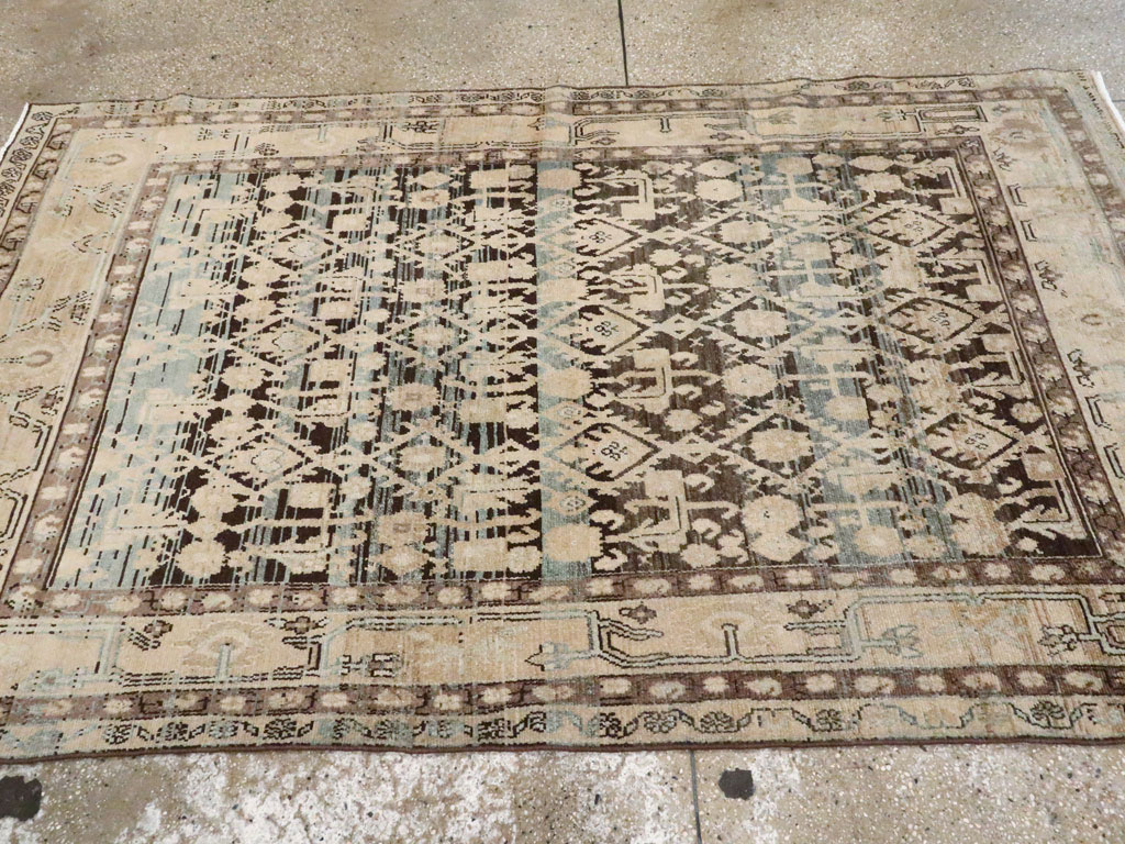 Vintage Persian Malayer Accent Rug, No.26923 - Gss