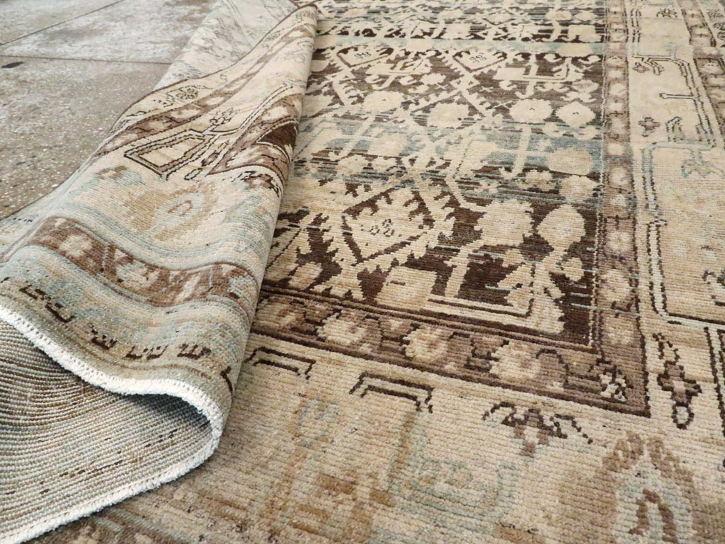 Vintage Persian Malayer Accent Rug, No.26923 - Gss