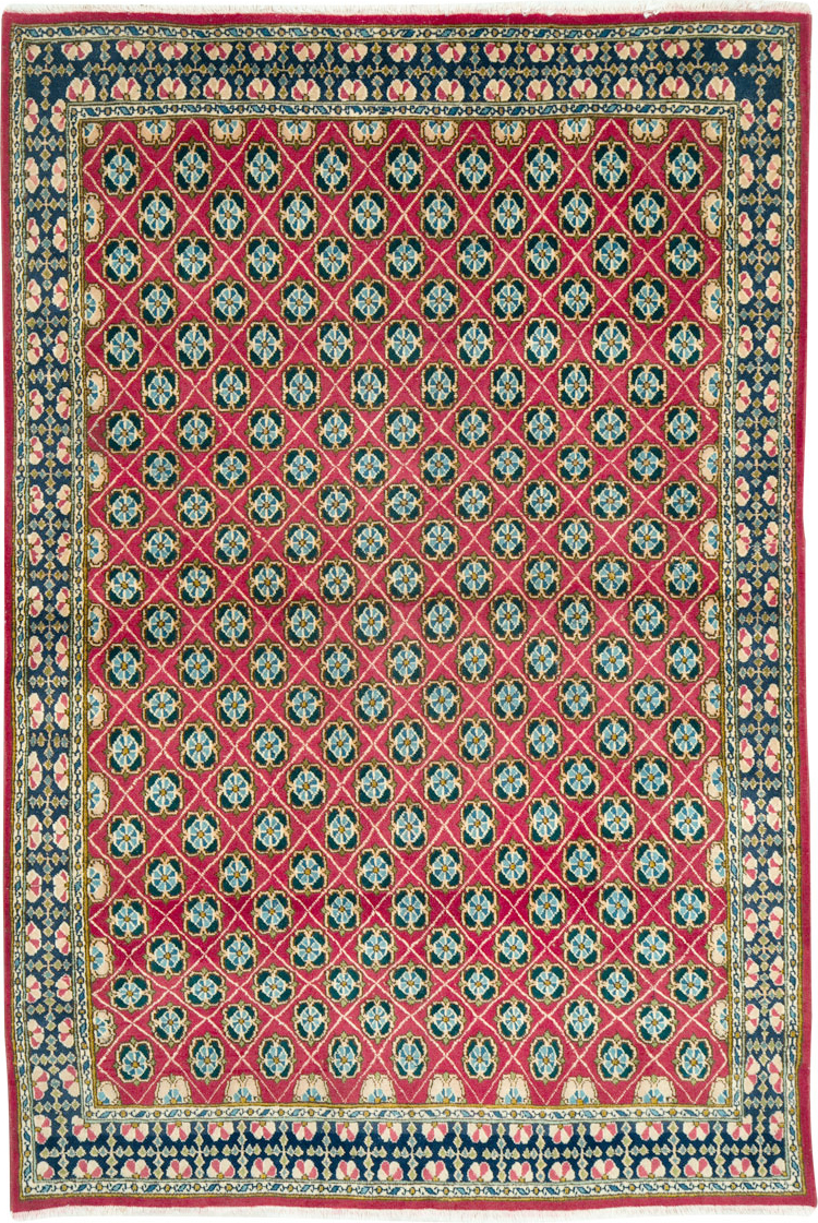 Vintage Persian Kashan Rug, No.26928 - Gss