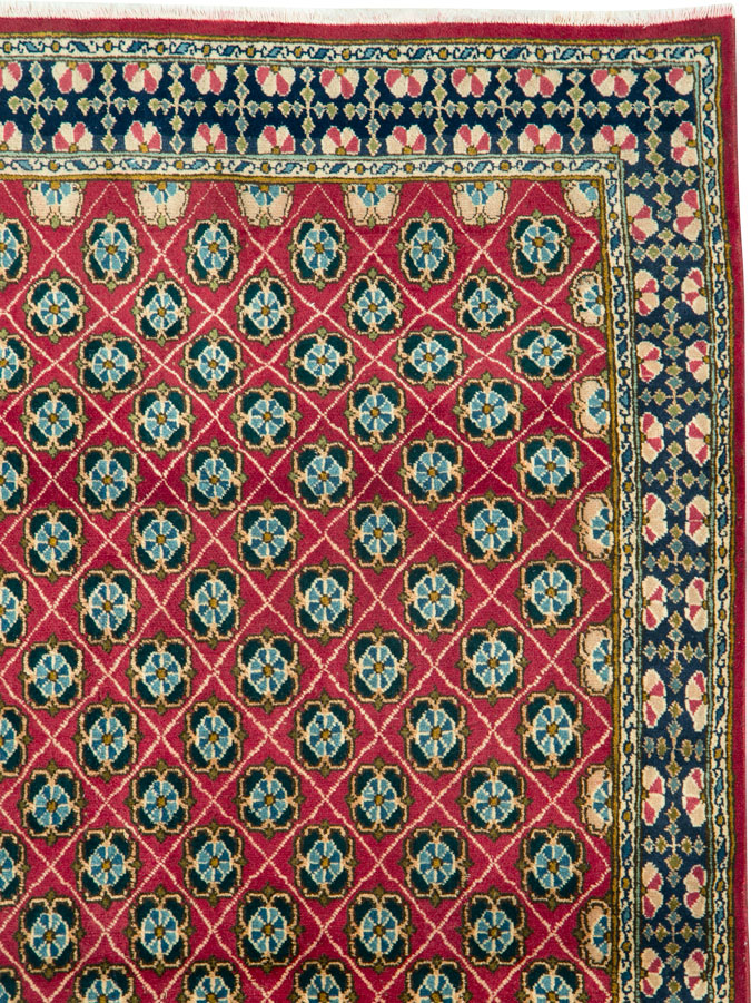Vintage Persian Kashan Rug, No.26928 - Gss