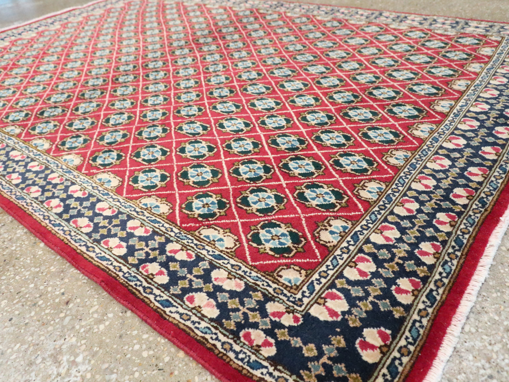 Vintage Persian Kashan Rug, No.26928 - Gss