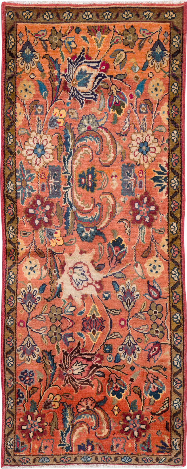 Vintage Persian Hamadan Throw Rug, No.26931 - Gss