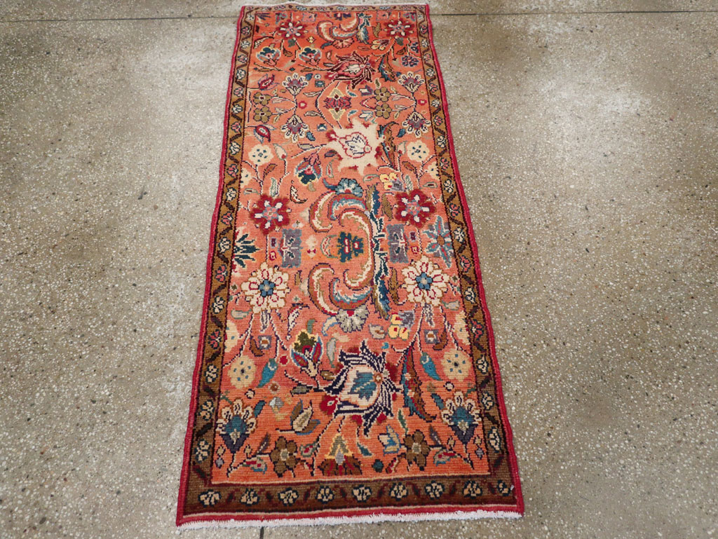 Vintage Persian Hamadan Throw Rug, No.26931 - Gss