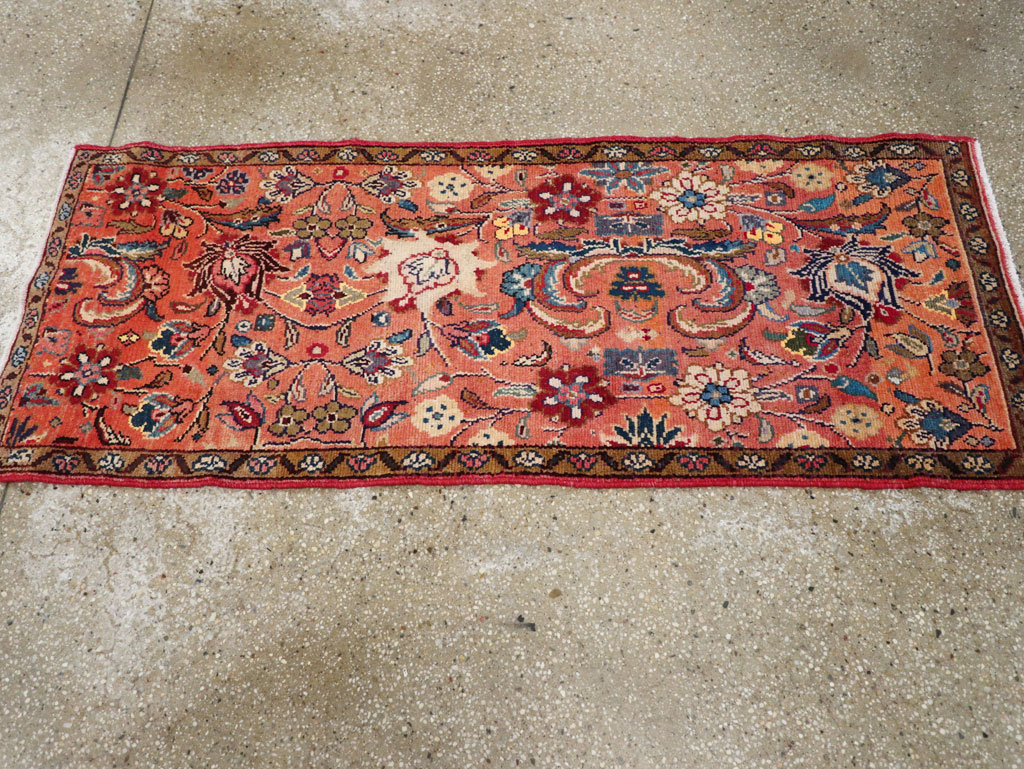 Vintage Persian Hamadan Throw Rug, No.26931 - Gss