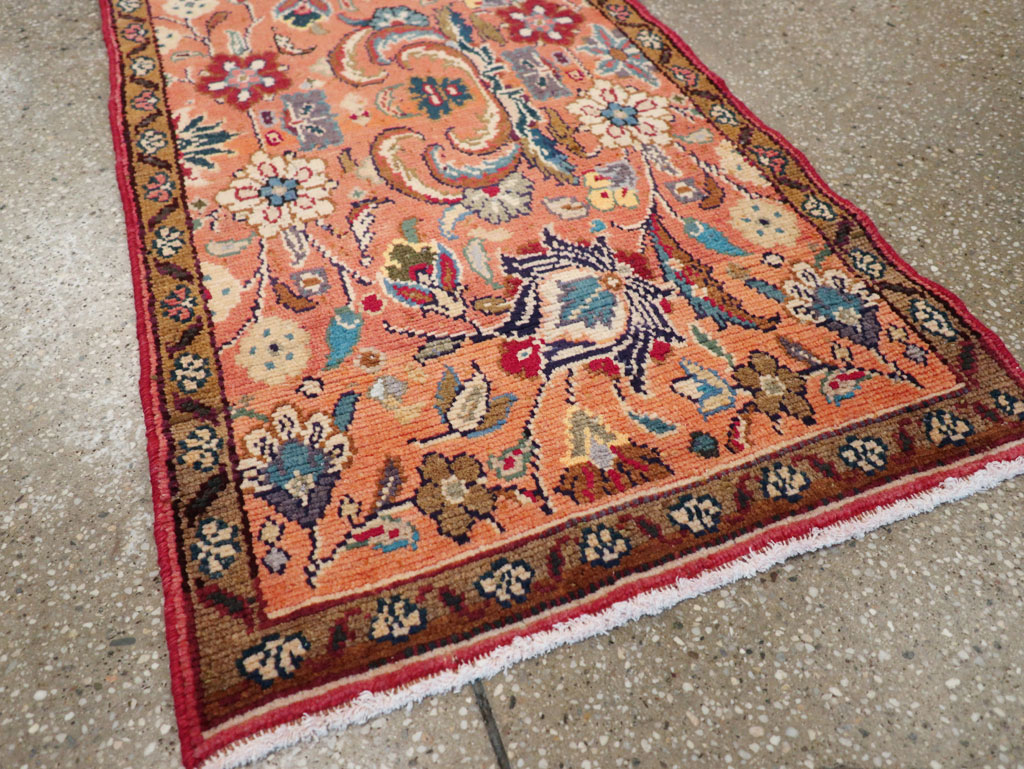 Vintage Persian Hamadan Throw Rug, No.26931 - Gss