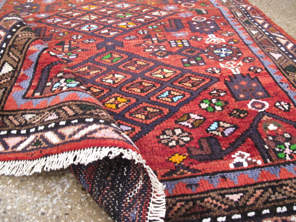 Vintage Persian Hamadan Rug, No.26932 - Gss