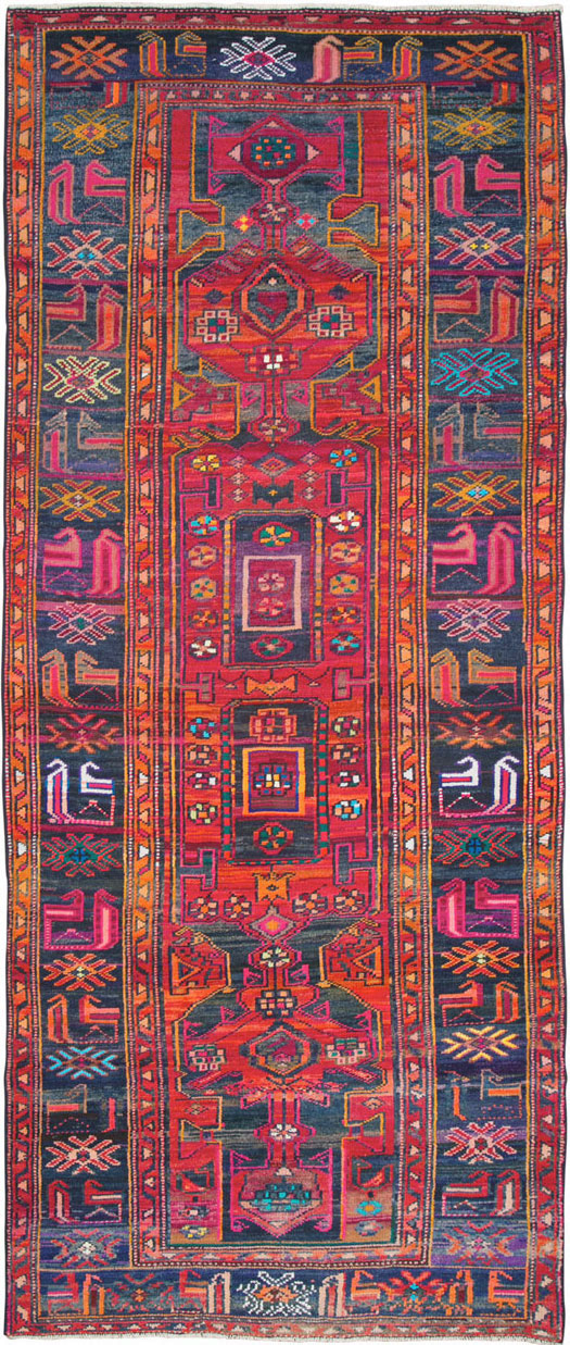 Vintage Persian Hamadan Rug, No.26933 - Gss
