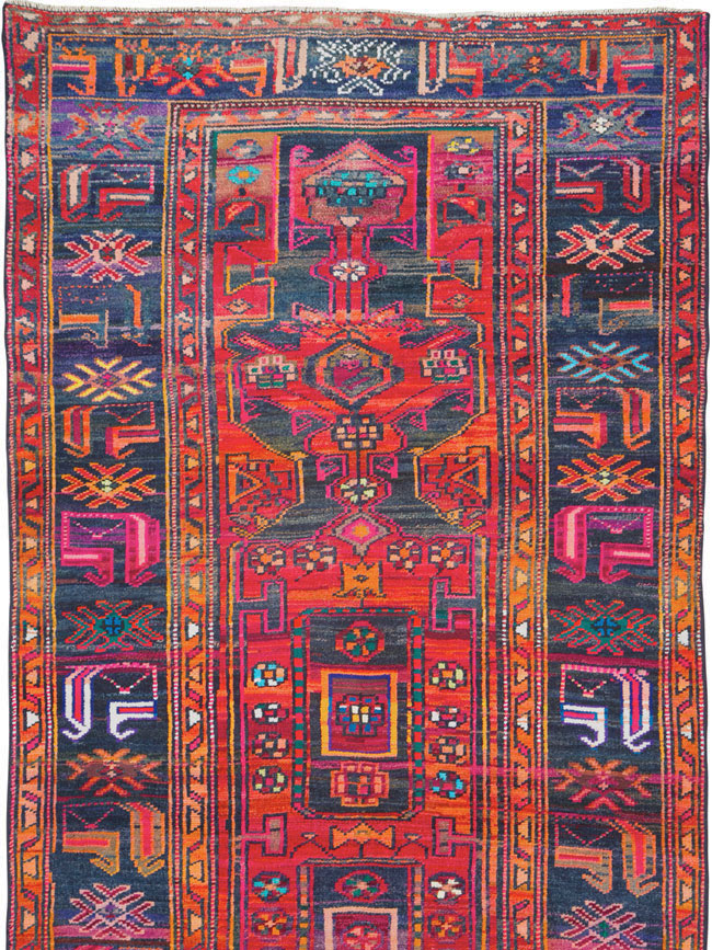 Vintage Persian Hamadan Rug, No.26933 - Gss