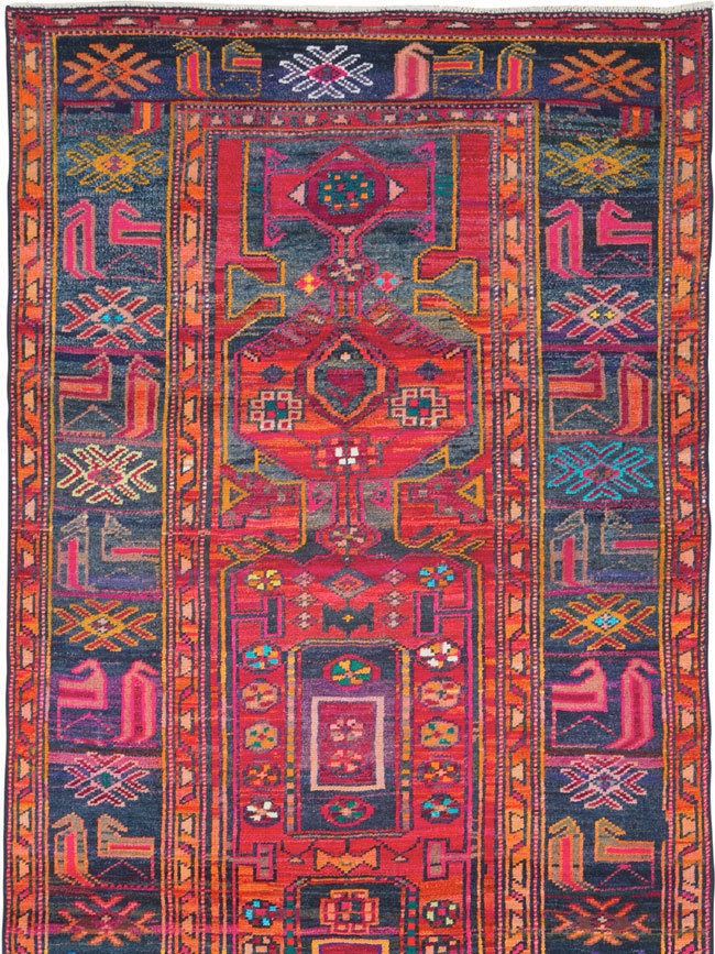 Vintage Persian Hamadan Rug, No.26933 - Gss