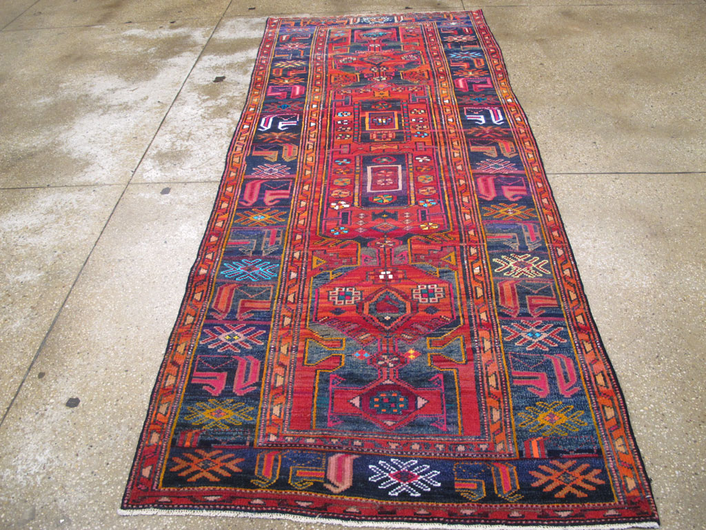 Vintage Persian Hamadan Rug, No.26933 - Gss