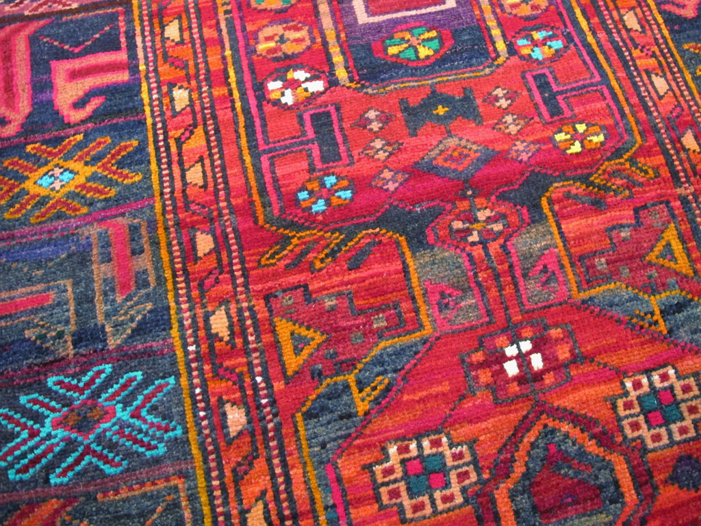 Vintage Persian Hamadan Rug, No.26933 - Gss