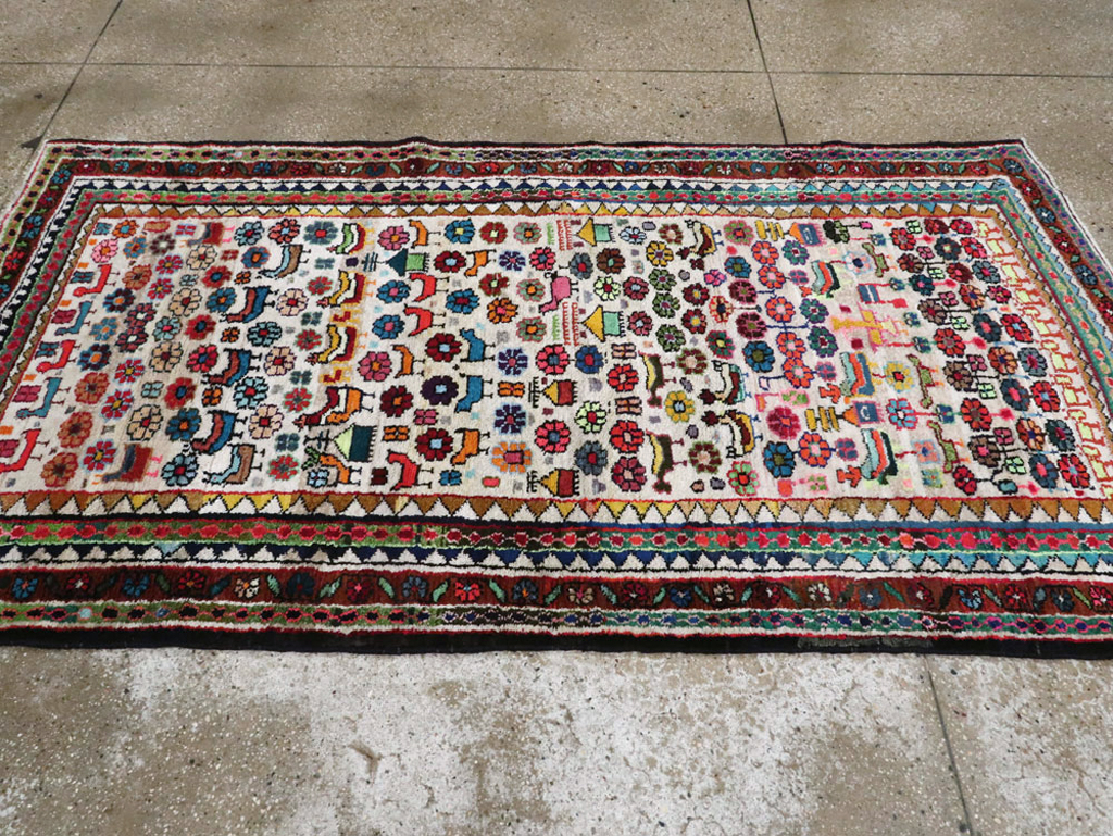 Vintage Persian Hamadan Rug, No.26935 - Gss