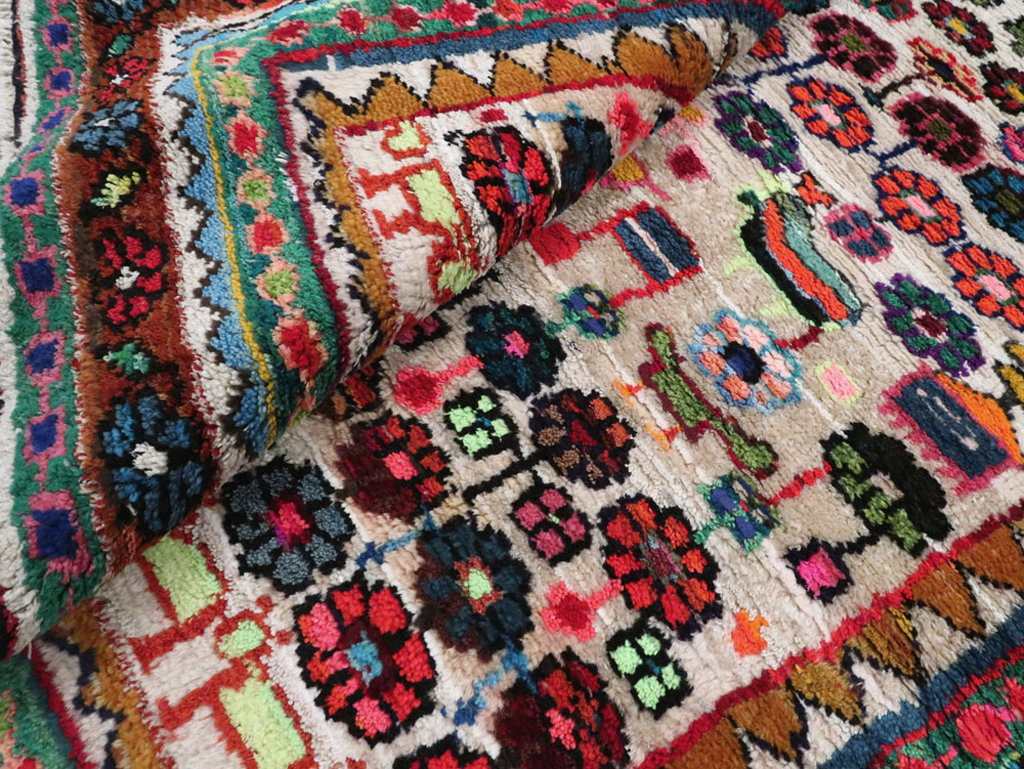 Vintage Persian Hamadan Rug, No.26935 - Gss