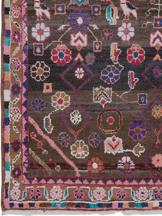 Vintage Persian Hamadan Rug, No.26936 - Gss
