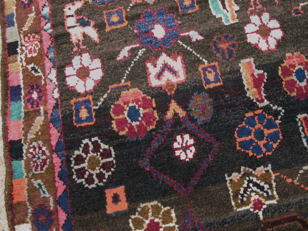 Vintage Persian Hamadan Rug, No.26936 - Gss
